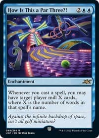 How Is This a Par Three?! - Unfinity - Magic: The Gathering card