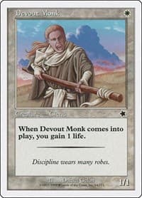 Devout Monk - Starter 1999 - Magic: The Gathering card