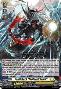 Youthberk "Protofall Arms" (Foil) - D-TD03: Raika Koshiba -Skyfall Executors- - Cardfight Vanguard card