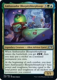 Ambassador Blorpityblorpboop - Unfinity - Magic: The Gathering card