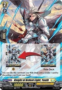Knight of Ardent Light, Youth (Tutorial Card) - D-TD03: Raika Koshiba -Skyfall Executors- - Cardfight Vanguard card