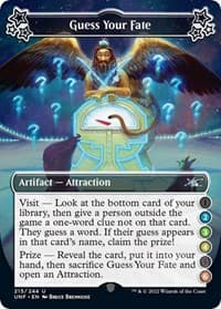 Guess Your Fate (2-3-4-6) - Unfinity - Magic: The Gathering card
