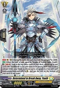 Determined to Break Away, Youth (Foil) - D-TD03: Raika Koshiba -Skyfall Executors- - Cardfight Vanguard card