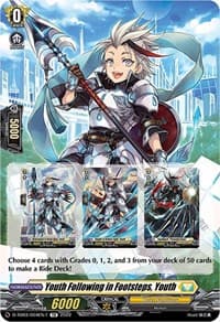 Youth Following in Footsteps, Youth (Tutorial Card) - D-TD03: Raika Koshiba -Skyfall Executors- - Cardfight Vanguard card