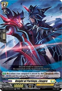 Knight of Partings, Lloygre (Foil) - D-TD03: Raika Koshiba -Skyfall Executors- - Cardfight Vanguard card
