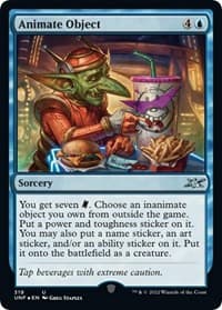 Animate Object (Galaxy Foil) - Unfinity - Magic: The Gathering card