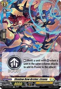 Shadow Bow Archer, Lisana - D-TD03: Raika Koshiba -Skyfall Executors- - Cardfight Vanguard card
