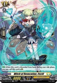 Witch of Revocation, Fectil - D-TD03: Raika Koshiba -Skyfall Executors- - Cardfight Vanguard card