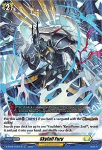 Skyfall Fury (Foil) - D-TD03: Raika Koshiba -Skyfall Executors- - Cardfight Vanguard card
