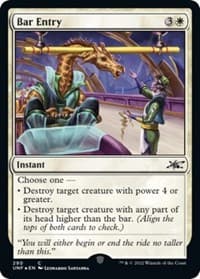 Bar Entry (Galaxy Foil) - Unfinity - Magic: The Gathering card