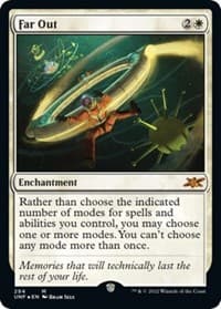 Far Out (Galaxy Foil) - Unfinity - Magic: The Gathering card