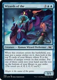 Wizards of the _______ (Galaxy Foil) - Unfinity - Magic: The Gathering card