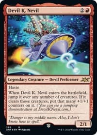 Devil K. Nevil (Galaxy Foil) - Unfinity - Magic: The Gathering card