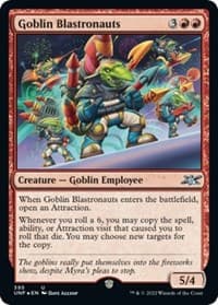 Goblin Blastronauts (Galaxy Foil) - Unfinity - Magic: The Gathering card