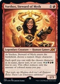 Vorthos, Steward of Myth (Galaxy Foil) - Unfinity - Magic: The Gathering card