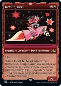 Devil K. Nevil (Showcase) (Galaxy Foil) - Unfinity - Magic: The Gathering card