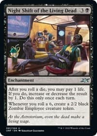 Night Shift of the Living Dead - Unfinity - Magic: The Gathering card