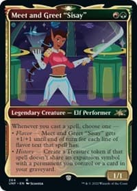 Meet and Greet "Sisay" (Showcase) - Unfinity - Magic: The Gathering card
