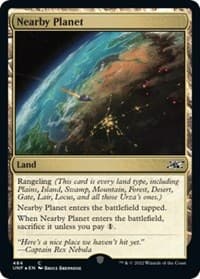 Nearby Planet (Galaxy Foil) - Unfinity - Magic: The Gathering card
