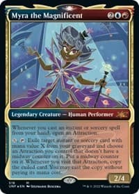 Myra the Magnificent (Showcase) (Galaxy Foil) - Unfinity - Magic: The Gathering card