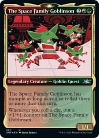 The Space Family Goblinson (Showcase) (Galaxy Foil) - Unfinity - Magic: The Gathering card