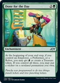 Done for the Day - Unfinity - Magic: The Gathering card