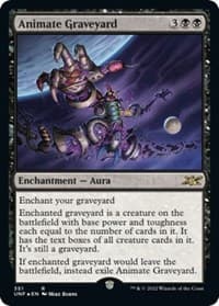 Animate Graveyard (Galaxy Foil) - Unfinity - Magic: The Gathering card