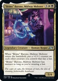 "Brims" Barone, Midway Mobster - Unfinity - Magic: The Gathering card