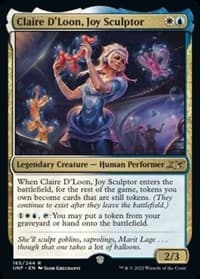 Claire D'Loon, Joy Sculptor - Unfinity - Magic: The Gathering card