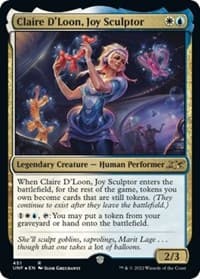Claire D'Loon, Joy Sculptor (Galaxy Foil) - Unfinity - Magic: The Gathering card