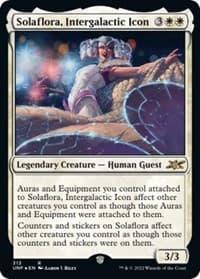 Solaflora, Intergalactic Icon (Galaxy Foil) - Unfinity - Magic: The Gathering card