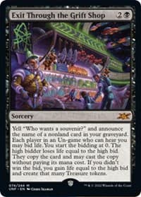 Exit Through the Grift Shop - Unfinity - Magic: The Gathering card