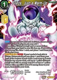 Frieza, Just a Warm-Up - 5th Anniversary Set - Dragon Ball Super: Masters card