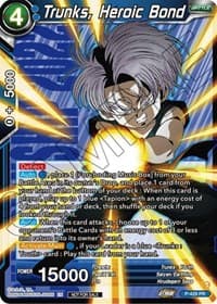 Trunks, Heroic Bond - Promotion Cards - Dragon Ball Super: Masters card