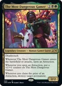 The Most Dangerous Gamer (Galaxy Foil) - Unfinity - Magic: The Gathering card