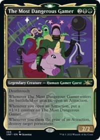 The Most Dangerous Gamer (Showcase) - Unfinity - Magic: The Gathering card