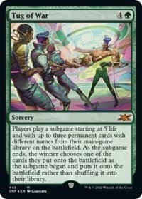 Tug of War (Galaxy Foil) - Unfinity - Magic: The Gathering card