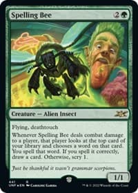 Spelling Bee (Galaxy Foil) - Unfinity - Magic: The Gathering card
