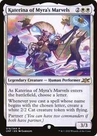 Katerina of Myra's Marvels - Unfinity - Magic: The Gathering card