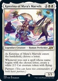 Katerina of Myra's Marvels (Galaxy Foil) - Unfinity - Magic: The Gathering card