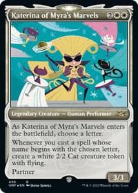 Katerina of Myra's Marvels (Showcase) (Galaxy Foil) - Unfinity - Magic: The Gathering card