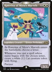 Katerina of Myra's Marvels (Showcase) - Unfinity - Magic: The Gathering card