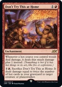 Don't Try This at Home - Unfinity - Magic: The Gathering card