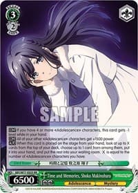 Time and Memories, Shoko Makinohara - Rascal Does Not Dream of a Dreaming Girl - Weiss Schwarz card
