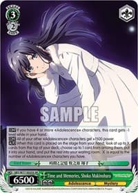 Time and Memories, Shoko Makinohara (SR) - Rascal Does Not Dream of a Dreaming Girl - Weiss Schwarz card