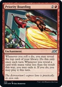 Priority Boarding (Galaxy Foil) - Unfinity - Magic: The Gathering card