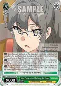 Usual Conversational Exchange, Rio Futaba - Rascal Does Not Dream of a Dreaming Girl - Weiss Schwarz card