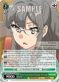 Usual Conversational Exchange, Rio Futaba (SR) - Rascal Does Not Dream of a Dreaming Girl - Weiss Schwarz card
