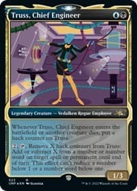 Truss, Chief Engineer (Showcase) (Galaxy Foil) - Unfinity - Magic: The Gathering card