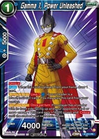 Gamma 1, Power Unleashed (Zenkai Series Tournament Pack Vol.1) - Tournament Promotion Cards - Dragon Ball Super: Masters card